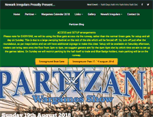 Tablet Screenshot of partizan.org.uk